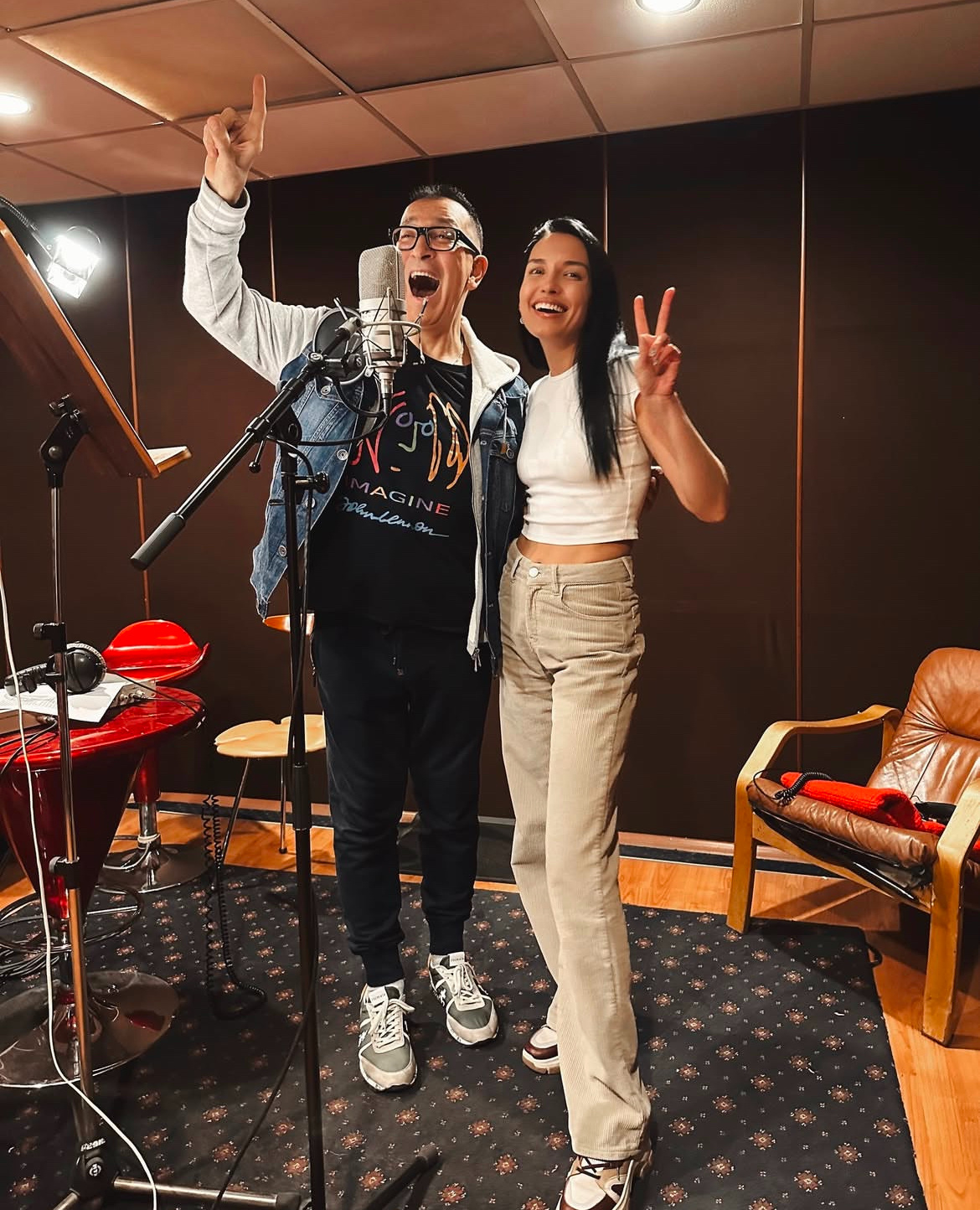 Запись песни "Была не была"