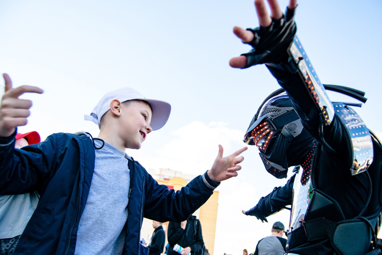 Пиксельное (световое) шоу Ханаби