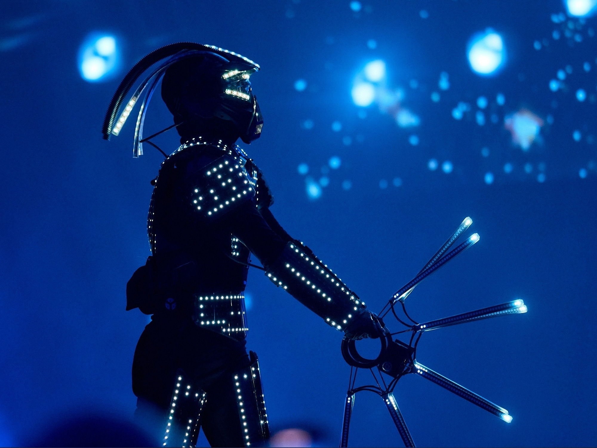 Пиксельное (световое) шоу Ханаби