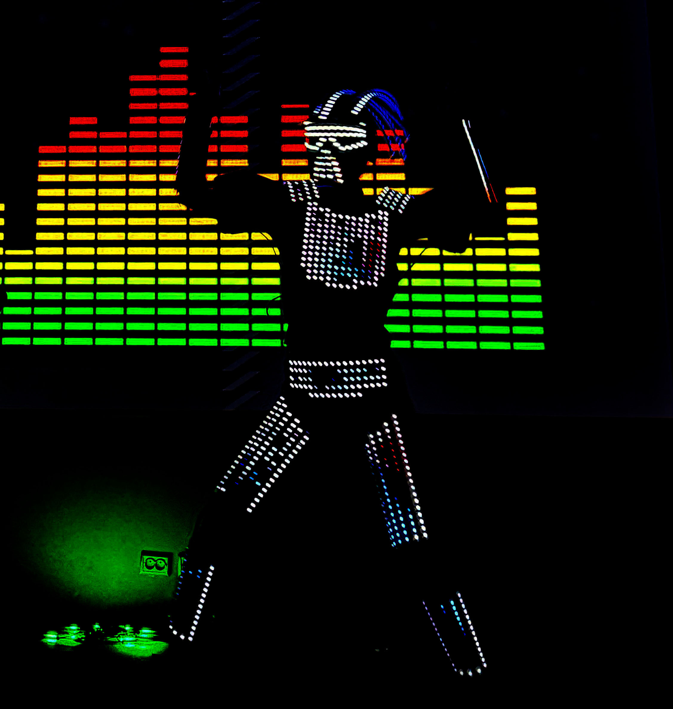 Пиксельное (световое) шоу Ханаби