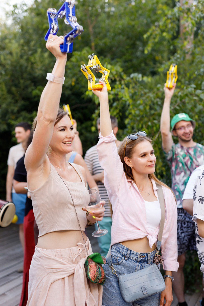 Барабанное шоу с участием зрителей