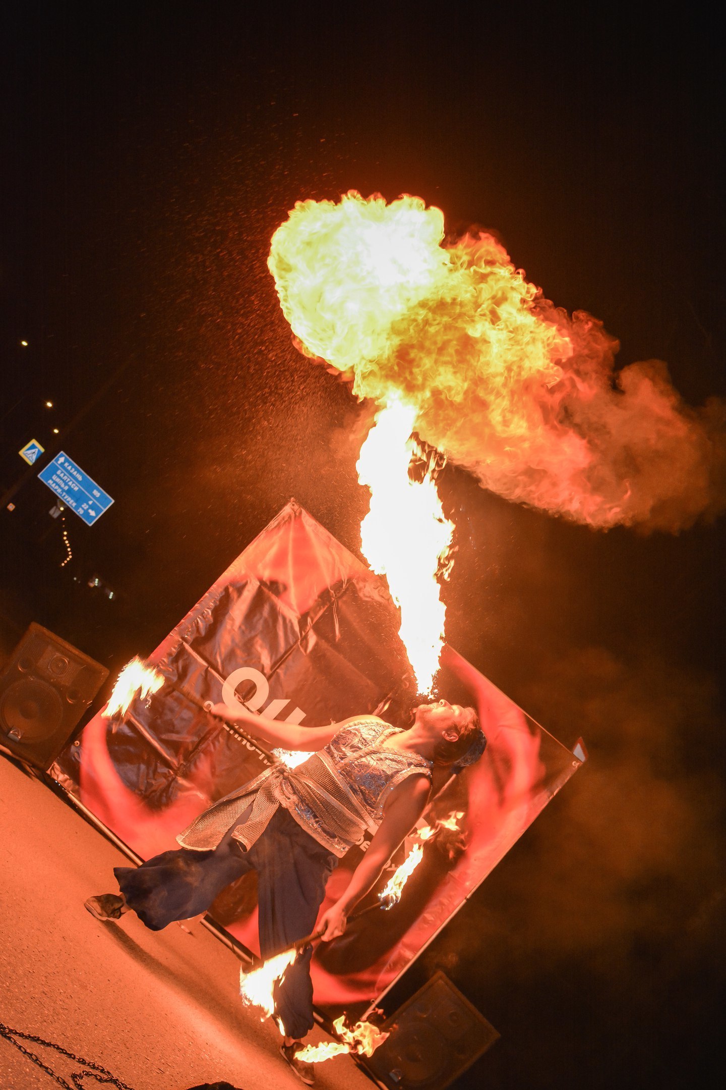 Огненное шоу Арабская ночь
