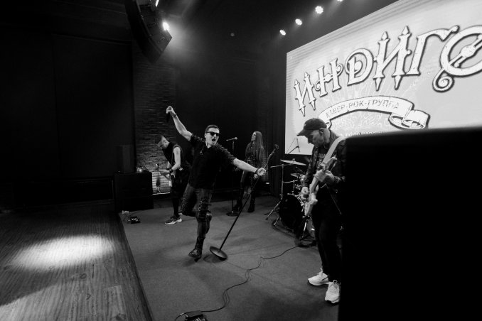 Выступление на корпоративе Индиго