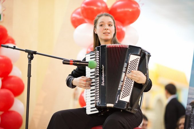 Выступление на празднике