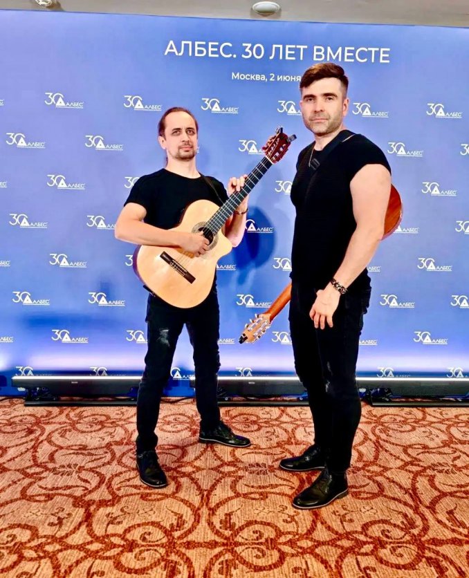 На выступлении