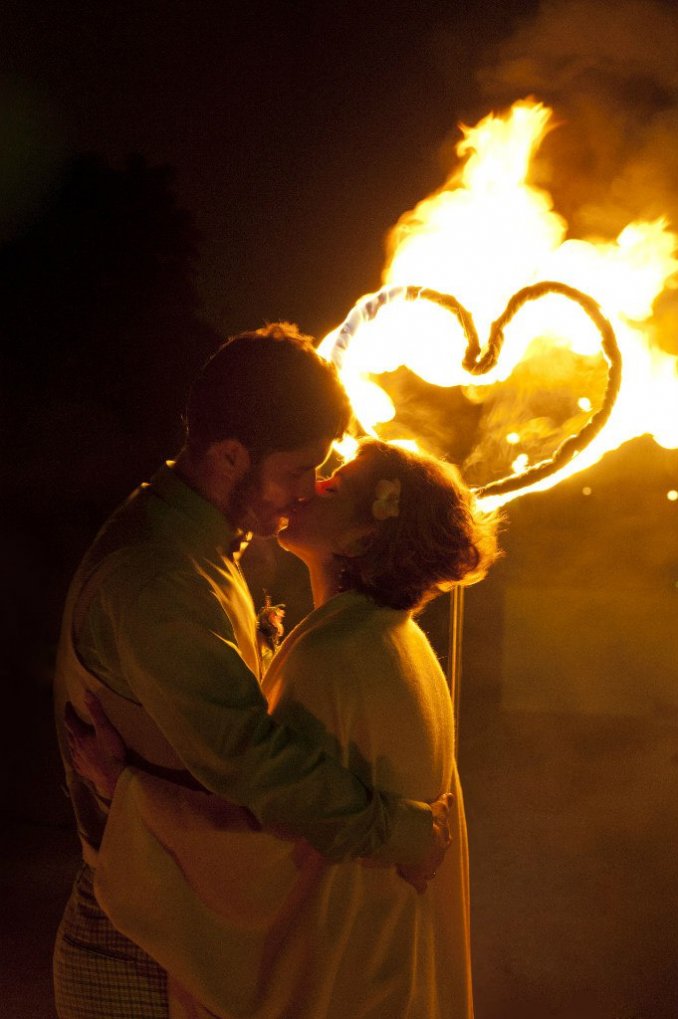 Огненное сердце на свадьбе