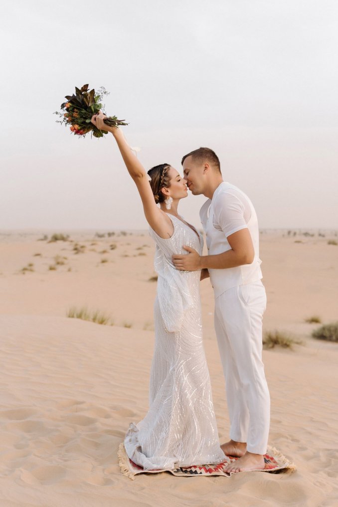 Свадьба в пустыне Дубая