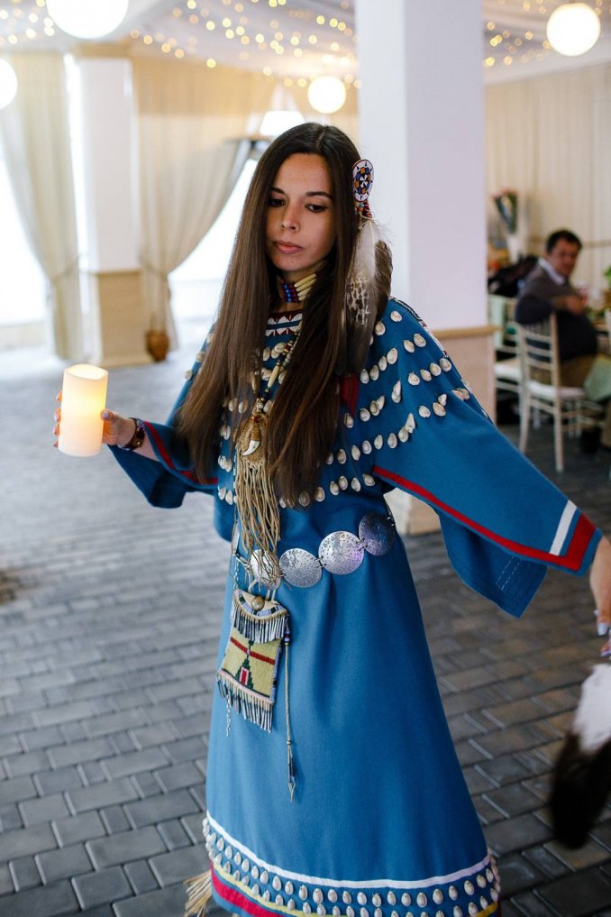 Индейское шоу на свадьбу заказать музыкальный дуэт «Лунный Ветер»